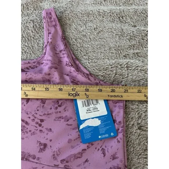 NWT Columbia PFG Freezer III  Women's Dress Coral Beachy Purple  UPF Stretch - Picture 15 of 16